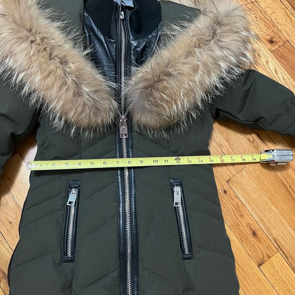 NWOT NB SERIES NICOLE BENISTI LADIES DOWN FUR AND LEATHER COAT - Picture 11 of 14